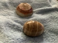 Комплект яйца  ябълка и поставки  камък    Флуоритова  топка останалото  е нефрит цена за 4 броя, снимка 7