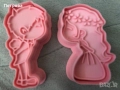 Релефни резци с бутало – Купидон, влюбено момиче и влюбено момче, снимка 3