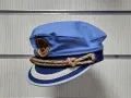 Нова детска капитанска шапка с Котвичка в син цвят , снимка 4