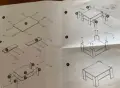 Маса с двулицев плот + два шкафа , снимка 6