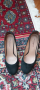 Дамски велурени обувки 37 номер, снимка 1 - Дамски обувки на ток - 36397156