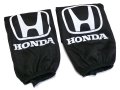 Автомобилни калъфки за наглавници (2бр. К-Т) За Honda Хонда / Черни Универсален и Еластичен Модел, снимка 1 - Аксесоари и консумативи - 40956646