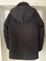 Мжко зимно яке - черно, с качулка. S размер., снимка 3