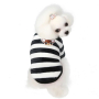 Блузка за куче шв бяло и черно L размер