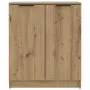 vidaXL Шкаф за обувки дъб артизан 59x35x70 см инженерна дървесина, снимка 5