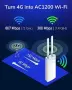 Cudy 4 г LTE Cat 6 Wi‑Fi 5 Outdoor рутер IP65 PoE LT700, снимка 6