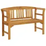 vidaXL Градинска пейка, 114 cм, акация масив, снимка 1