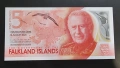 Фолкленски острови. 5 паунда. 2025 год. Чарлз. UNC., снимка 1