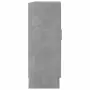 vidaXL Шкаф витрина, бетонно сив, 82,5x30,5x80 см, инженерно дърво, снимка 6