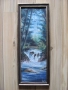 90-те картина масло, фазер , подпис ,45х17см., снимка 6