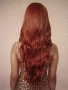 Нова Вълниста Перука В Меден Цвят, снимка 3