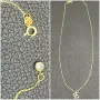 Златен синджир гривна grivna ланец lanec zlaten 14 K 585 gold , снимка 6