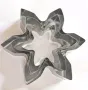 3 размера снежинка снежинки звезда резец резци метални форми форма тесто , снимка 3