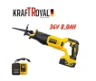 Саблен трион KrafTRoyal, Акумулаторен, 2 батерии, 36V, 8000m , снимка 4