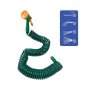 Маркуч Mercado Ttade, За поливане, Спирала, 4 аксесоара, 4 функции, 15м, Зелен, снимка 2