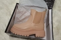 Бежови боти с дължина на стелката 22,5см, снимка 2