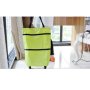 ✨Мултифункционална сгъваема пазарска чанта с механизъм на колела - зелена, оранжева, снимка 4