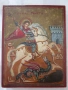 Оригинална рисувана икона Св.Георги, 22х17см., снимка 1