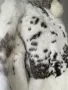 Дамско палто бяло естествен косъм, снимка 7