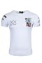 мъжка бяла тениска 2108 бял/черен, снимка 1