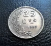 Стара монета 25 сантима 1927 г. Люксембург- рядка,малък тираж,хит цена !, снимка 6