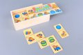 Дървено домино Играчки, снимка 1 - Образователни игри - 40799505