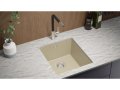 Кухненска Мивка от гранит за вграждане под плот Лондон 45 410x470 м Бежова, снимка 5