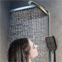 Модерен интелигентен термостатен душ с дисплей и LED подсветка, снимка 8