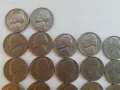 33 монети 5 цента Америка-USA 1964-2007 г. различни, снимка 11