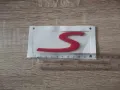 червена емблема Porsche S голям размер, снимка 6