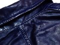 Намалено! G-star Essentials Limited Edition DK Blue Leather Jkt Кожено Яке Естествена Кожа, снимка 14