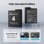 Комплект батерии и зарядно DJI Osmo Action 4 и 3 от Powerextra, снимка 4