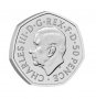 50 пенса 2022г. Първата монета с лика на Крал Чарлз III , снимка 1