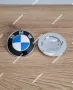 Цялостен комплект емблеми и капачки за джанти на БМВ / BMW Бяло-син, снимка 6