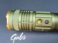 Мощен трицветен LED фенер COBA CB-G905 ,TG-Wick 3000M, снимка 7