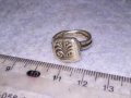 КРАСИВ АРТ НУВО СРЕБЪРЕН ПРЪСТЕН ВИСОКА ПРОБА СРЕБРО Стара ИЗЯЩНА РЪЧНА МАЙСТОРСКА ИЗРАБОТКА 38536, снимка 4