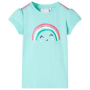 Детска тениска, светла мента, 104(SKU:11105, снимка 1 - Детски тениски и потници - 44779066