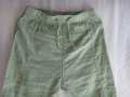 HM Бебешки/Детски зелен панталон от ленена смес, размер 92, снимка 3