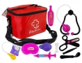 Детска докторска чанта Baby Doc с аксесоари – Червена, снимка 3