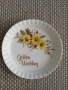 порцеланова сувенирна чинийка за Златна сватба от Англия, снимка 1