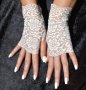 Дантелени булчински ръкавици без пръсти, снимка 13