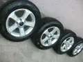 15 цола 5 х 112 мм 4 бр лети джанти - оригинални Volkswagen със зимни гуми ! , снимка 3