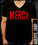 Тениска с щампа MERCY