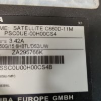  	Лаптоп Toshiba Satellite C660-11M, снимка 4 - Части за лаптопи - 42010375