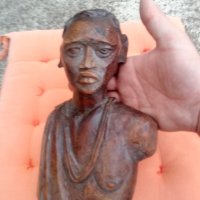 Африканска дървена скулптура ръчно резбована, снимка 1 - Антикварни и старинни предмети - 41248692