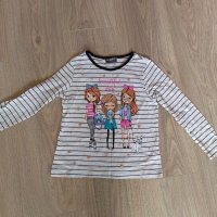 Тънка блуза на райета 6-7 г, снимка 1 - Детски Блузи и туники - 41632797
