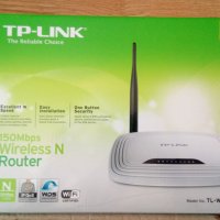 Рутер TP-LINK TL-WR740N Wireless, снимка 1 - Рутери - 34791289