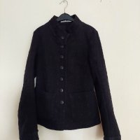 Дамско черно палто в размер S, снимка 1 - Палта, манта - 33973441