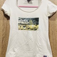 Бяла тениска М размер, снимка 1 - Тениски - 40191955