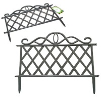 Комплект декоративна градинска ограда с орнаментно око - 3бр. / 47.5 х 36 см. /, снимка 3 - Огради и мрежи - 44759162